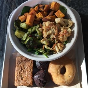 Gluten-free salad and baked goods from Mulberry & Vine